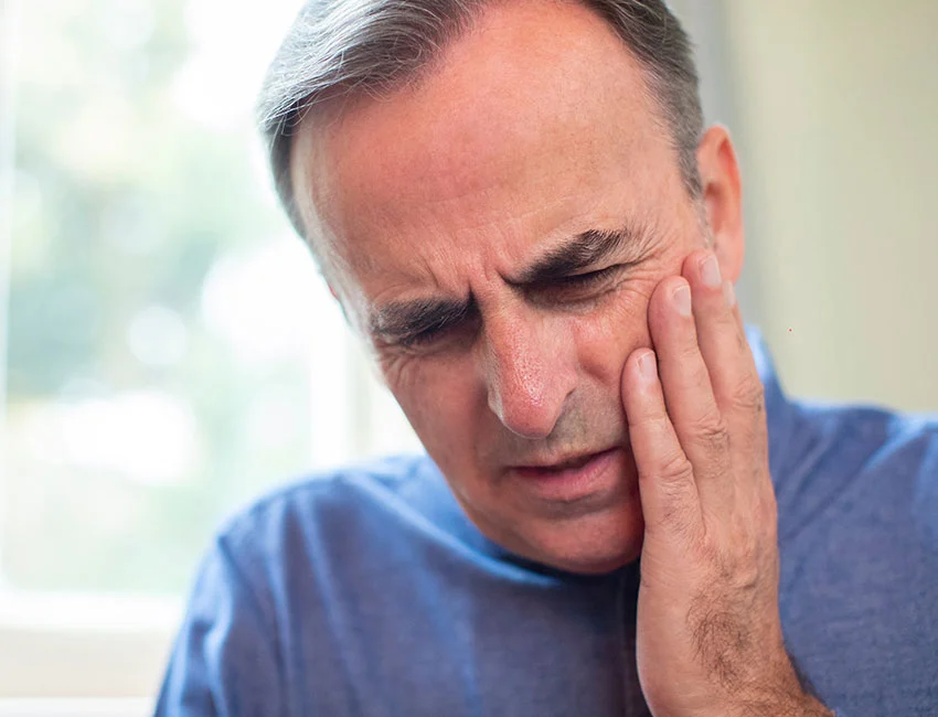 Male with sharp tooth pain need urgent care